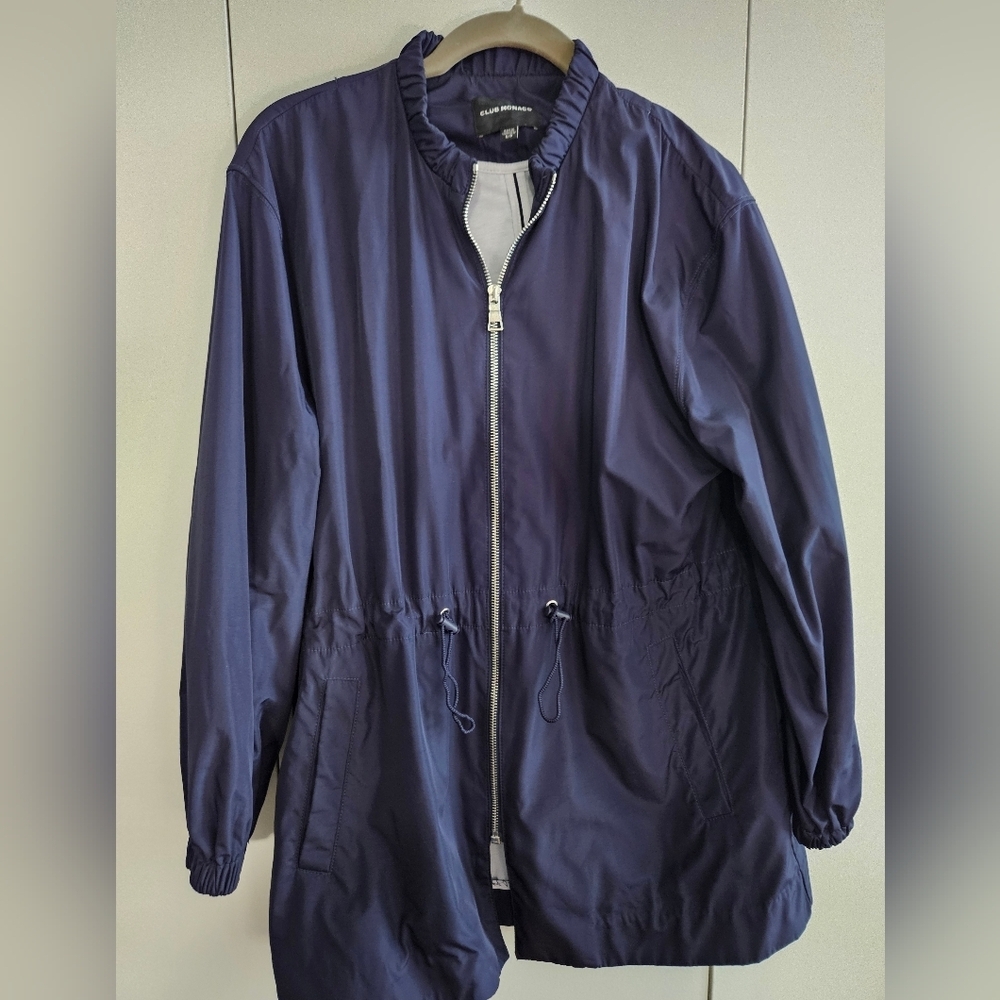 Club Monaco Size S Blue Double Anorak Jacket